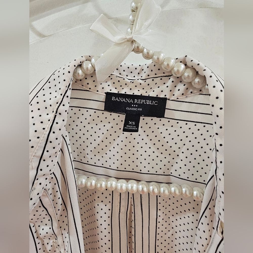 Banana Republic Polka Dot Blouse